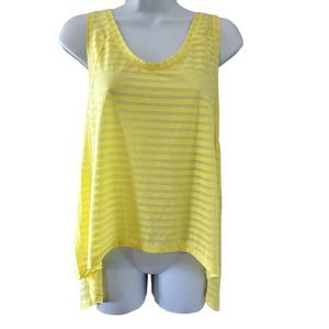 Zyia Active Lemon Nimbus (Yellow) Split Back Tank Top Size XXXL